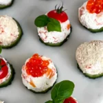 Cottage Cheese Balls with Salted Salmon